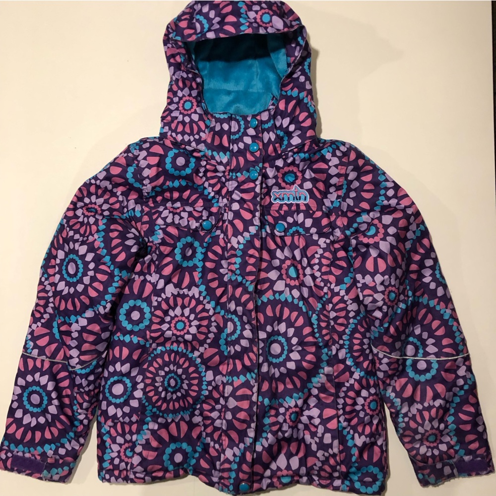 XMTN Girls Winter Jacket Size 14 Purple Pink and Blue Colors